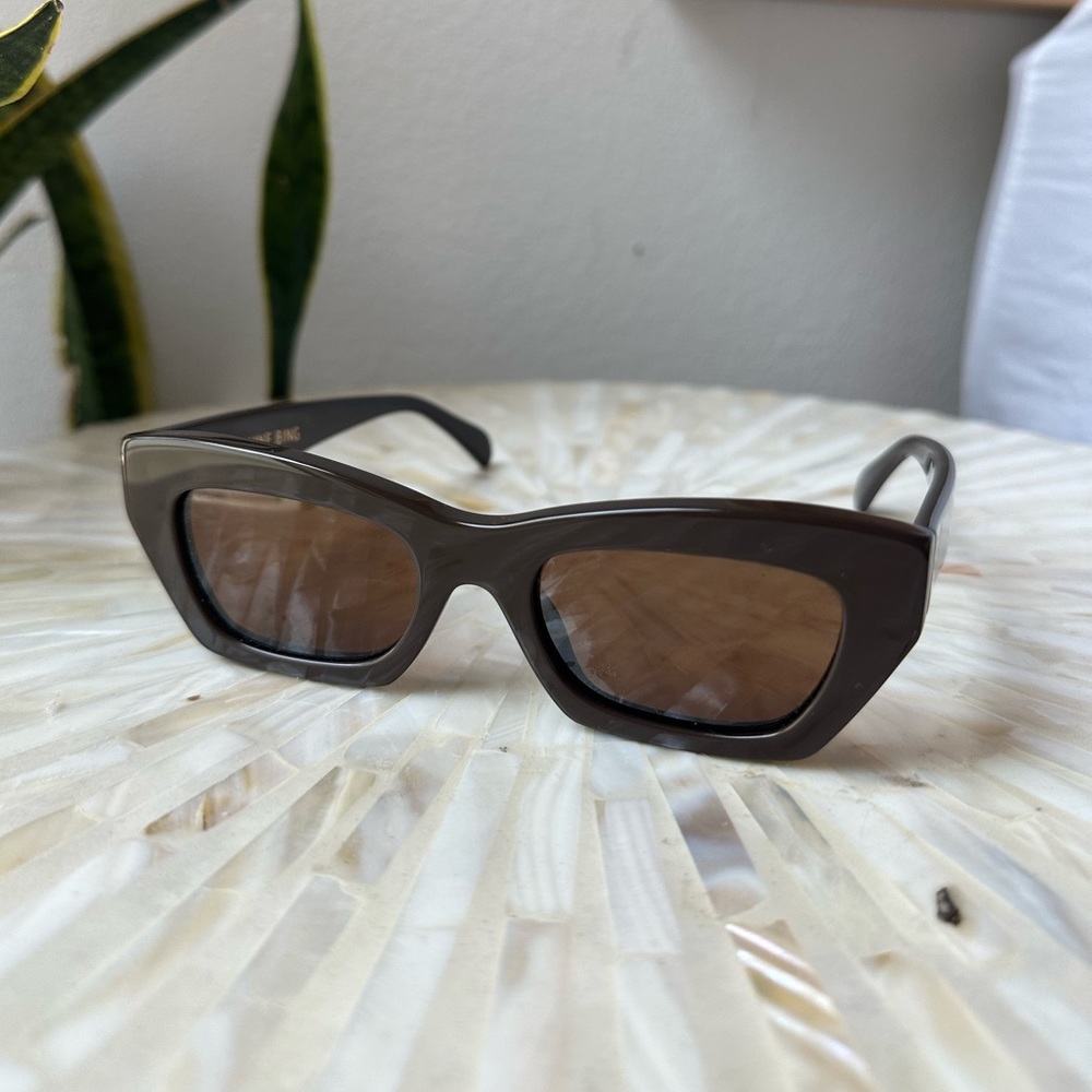 ANINE BING Sonoma Brown Sunglasses